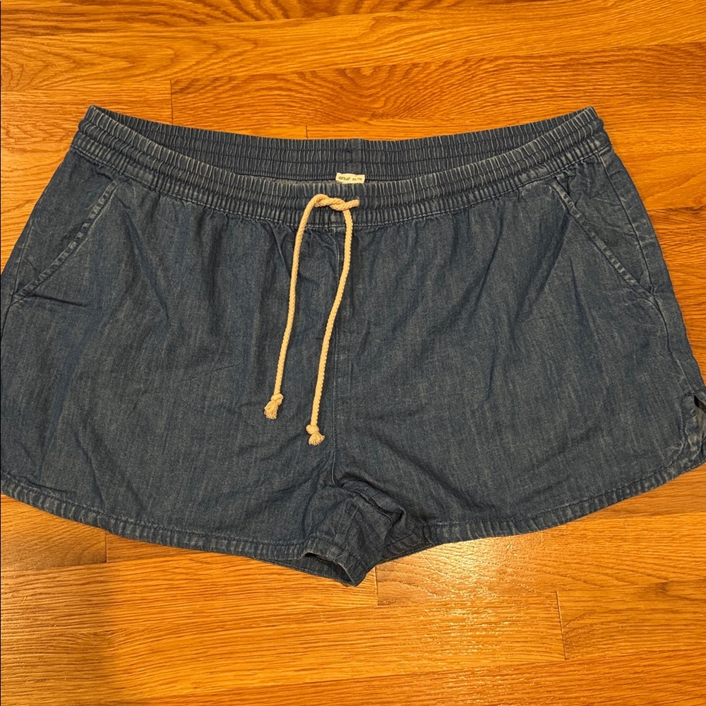 Aerie Blue Denim Shorts